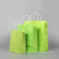 Bolsa de Papel Kraft con Asa Biodegradable